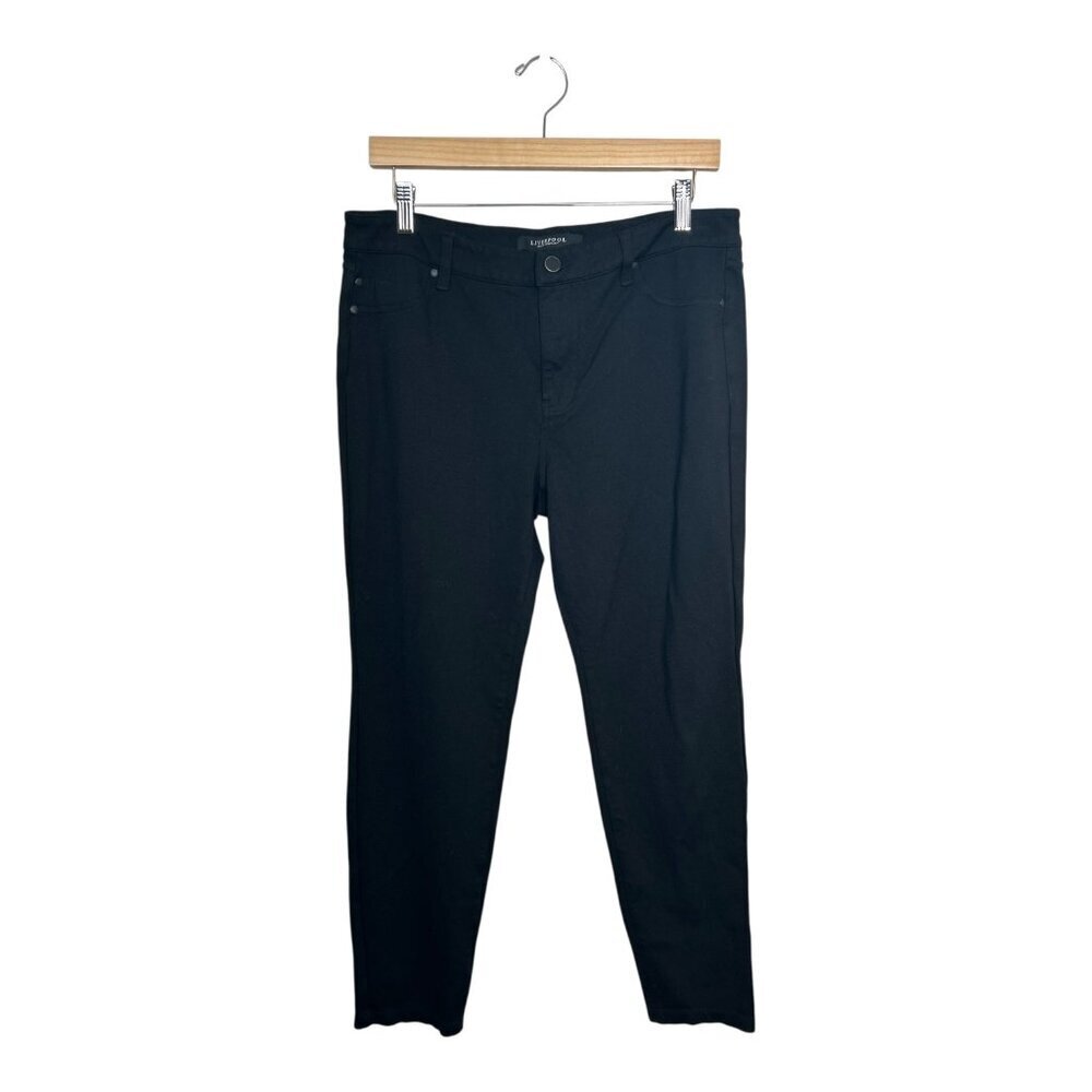 Liverpoool Pool Women's Trousers Black‎ Super Stretch Size 14